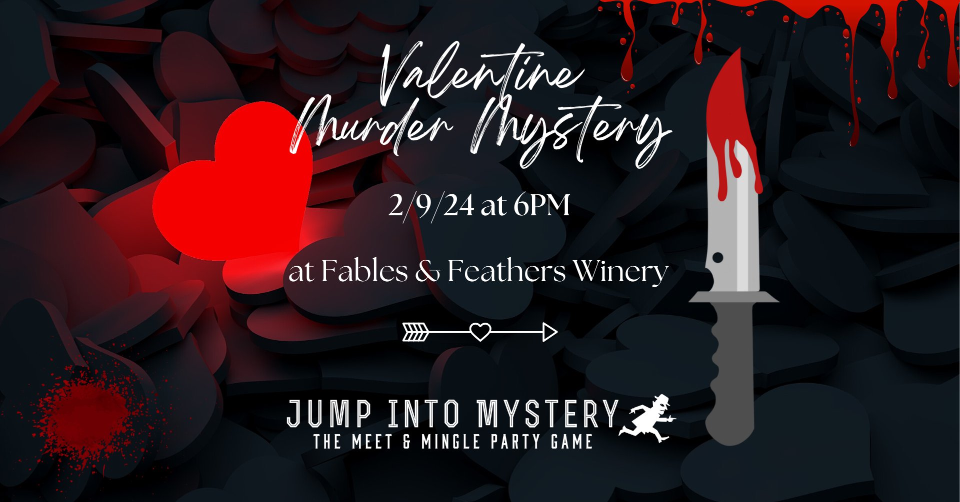 Valentine Murder Mystery Jump into Mystery at Fables Feathers